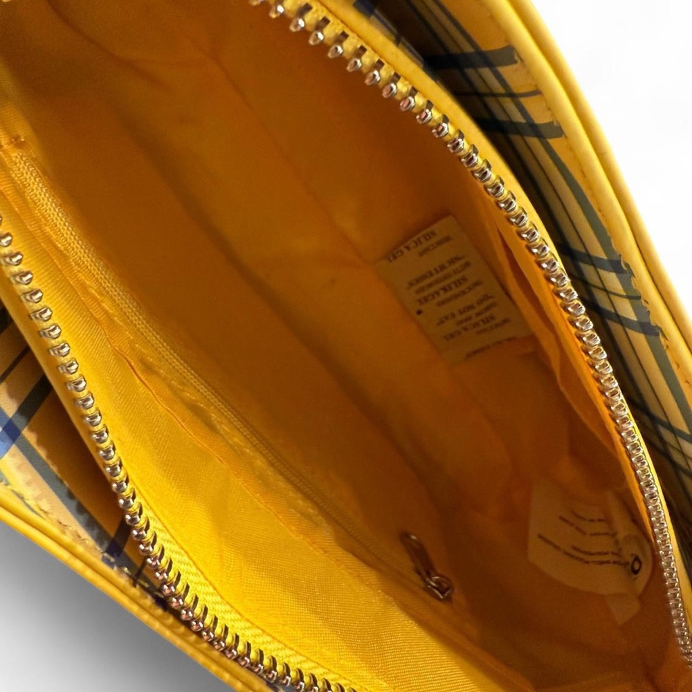 Clueless Yellow and Blue Plaid Shoulder Bag - Picture 7 of 7